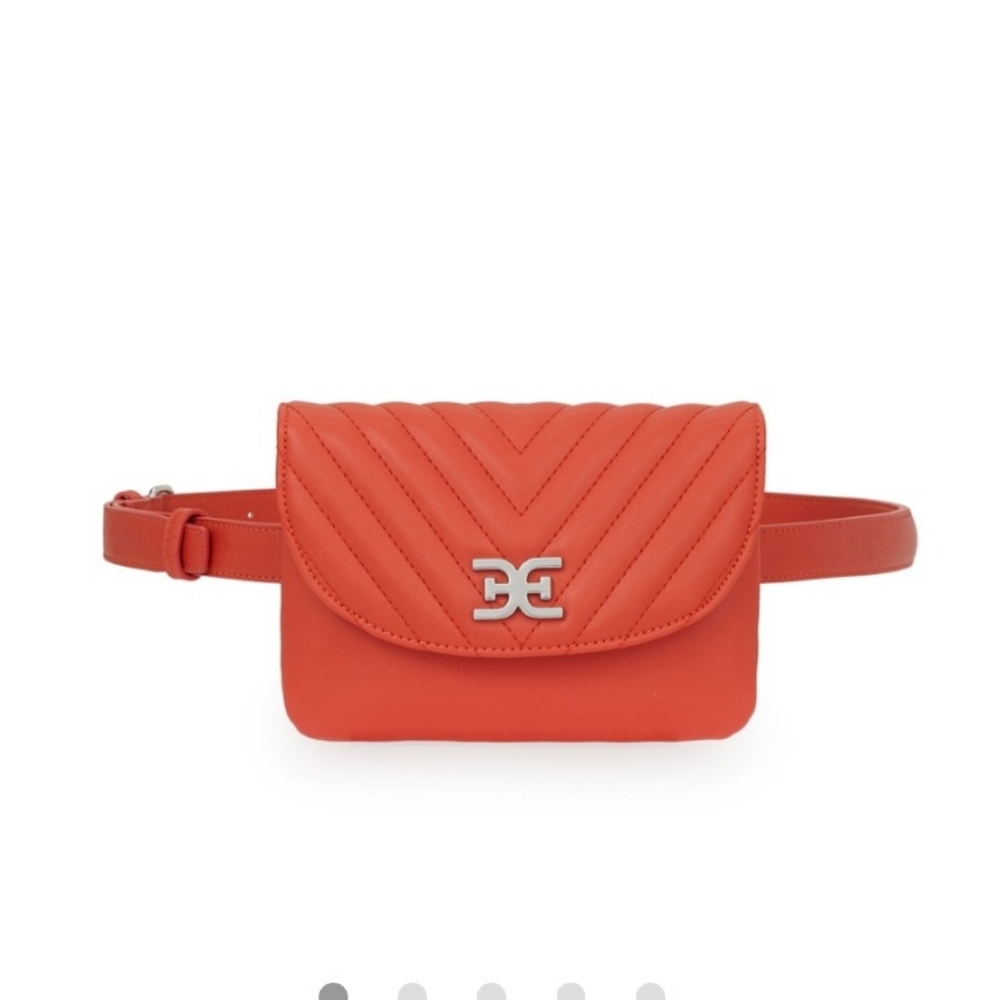 NWT Sam Edelman Vegan Leather Quilted Belt Bag